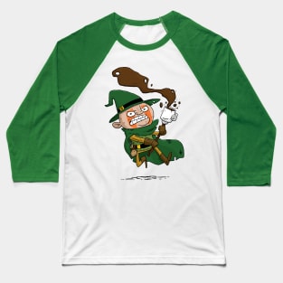 Coffee Wizard - Snack Attack Baseball T-Shirt